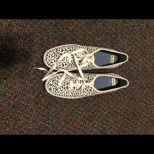 Black and white Keds